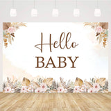 Boho Theme Baby Shower Party Personalized Backdrop