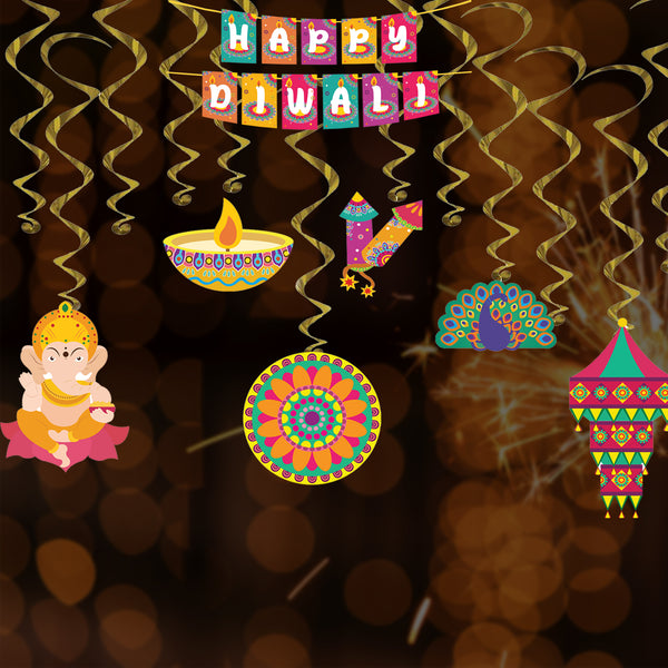 Diwali Hangings and Banner Combo for Diwali Decorations