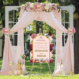 Indian Punjabi Wedding Anand Karaj Ceremony Welcome Board for Decoration