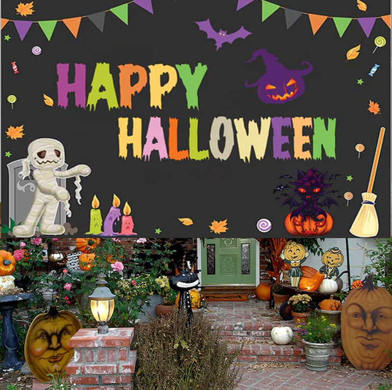 Halloween Party Decoration Backdrop