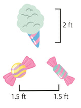 Candyland Theme Birthday Party Cutouts