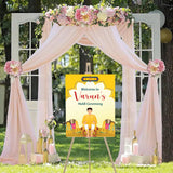 Haldi Ceremony Welcome Board for Decoration