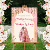 Indian Wedding Ceremony Welcome Board for Decoration