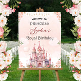 Princess Theme Birthday Party Yard Sign/Welcome Board