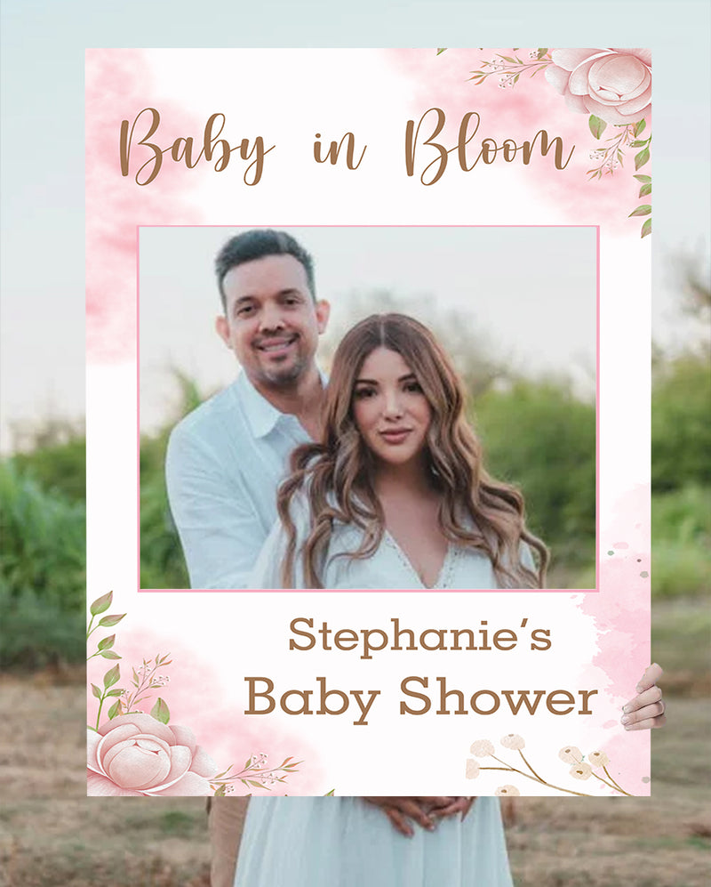 Baby Shower Party Selfie Photo Booth Frame