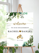 Engagement Party Welcome Board for Decoration