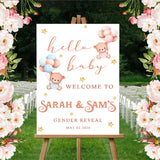 Baby Shower Gender Reveal Welcome Board Sign for Decoration