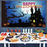 Halloween Party Decoration Backdrop