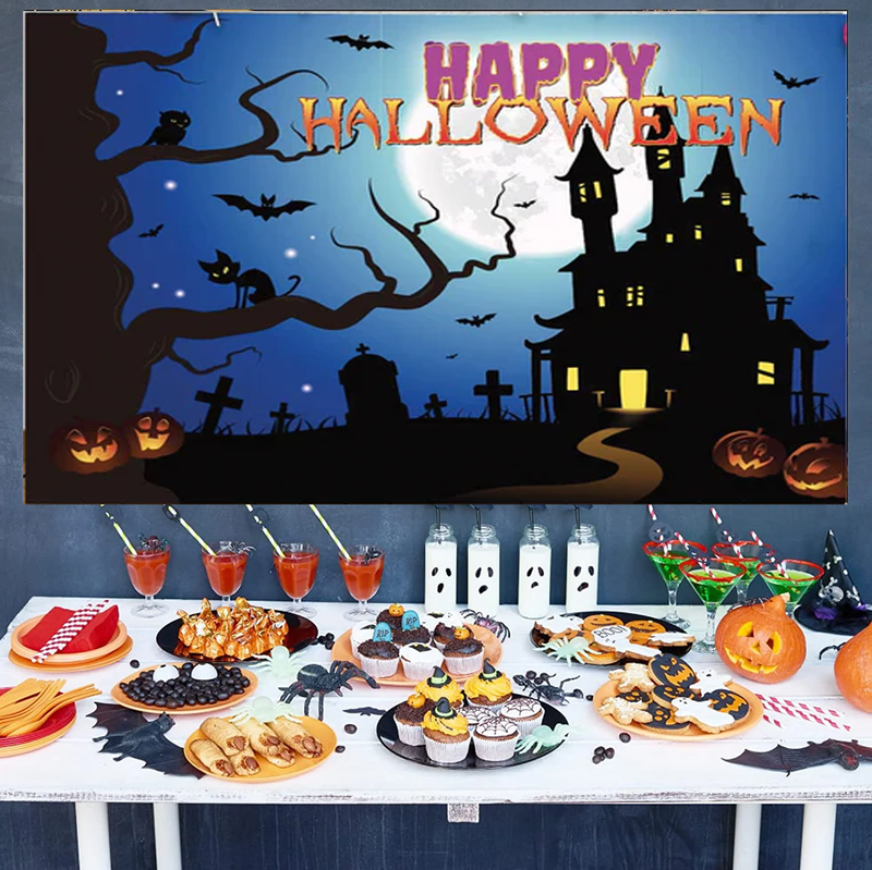 Halloween Party Decoration Backdrop