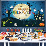 Halloween Party Decoration Backdrop