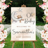 Baby Shower Welcome Board Sign for Decoration