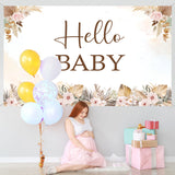 Boho Theme Baby Shower Party Personalized Backdrop