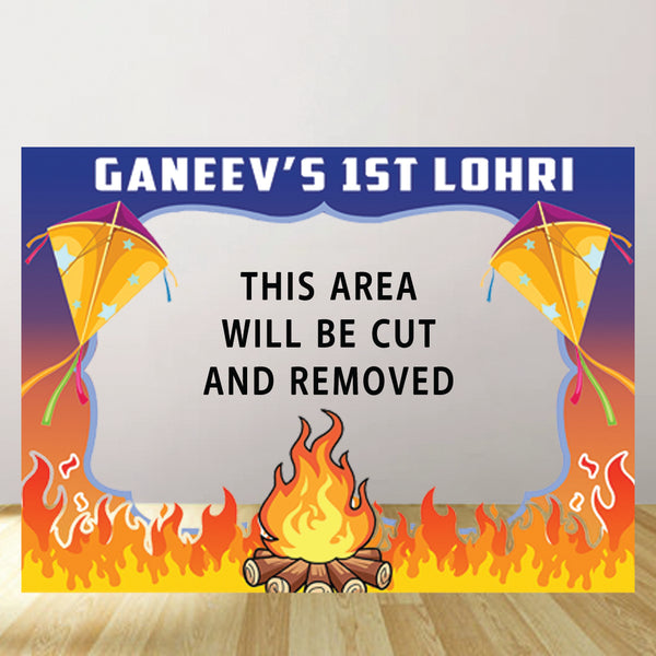 Lohri Selfie Photo Booth Picture Frame