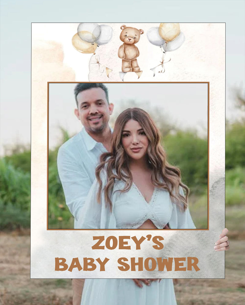 Baby Shower Party Selfie Photo Booth Frame