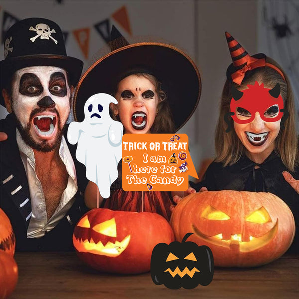 Halloween Theme Party Photo Booth Props Kit