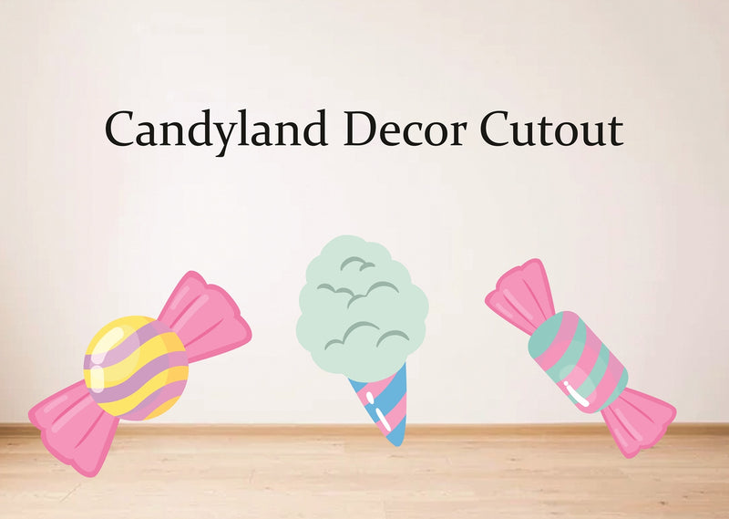 Candyland Theme Birthday Party Cutouts