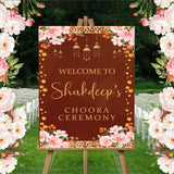 Choora Ceremony Signage Welcome Board for Decoration