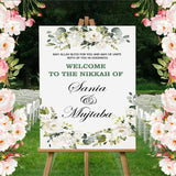 Islamic Wedding Sign/Nikkah Ceremony Board for Decoration