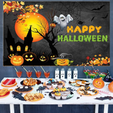 Halloween Party Decoration Backdrop