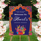 Jaggo Welcome Signage for Punjabi Wedding Decoration