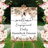 Engagement Party Welcome Board for Decoration