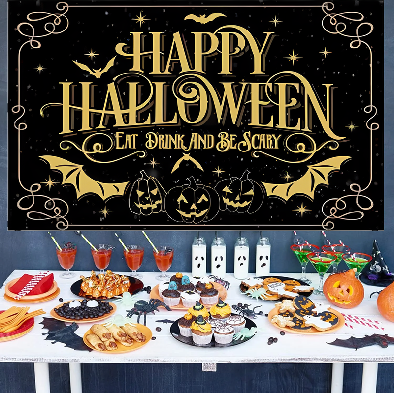 Halloween Party Decoration Backdrop