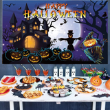 Halloween Party Decoration Backdrop