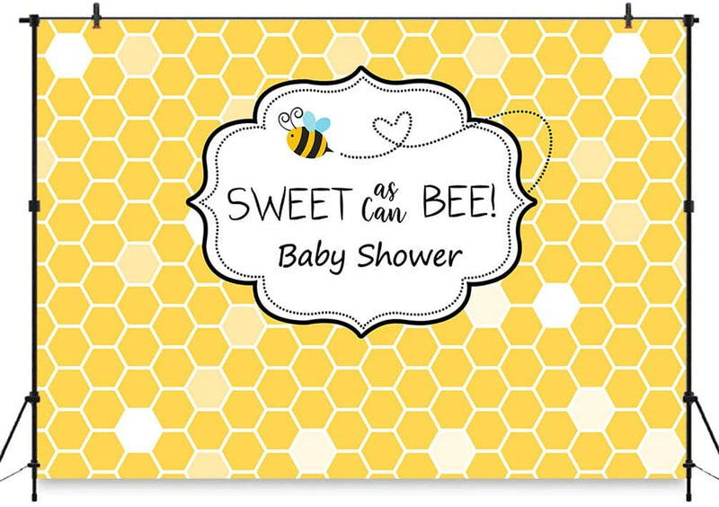 "What It Will Bee" Baby Shower Theme Party Backdrop.