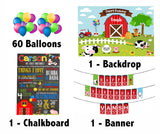 Farm Fresh Theme Birthday Party Personalized Multi-Saver Combo.