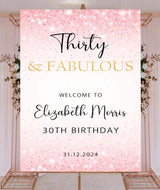 30th Theme Birthday Party Yard Sign/Welcome Board