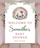 Baby Shower Welcome Board Sign for Decoration