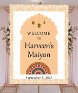 Maiyan Ceremony Welcome Board for Decoration