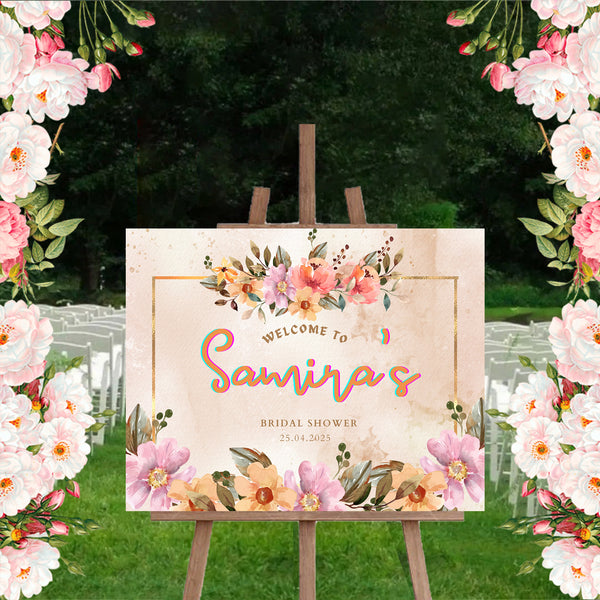 Bridal Shower Party Yard Sign/ Welcome Board