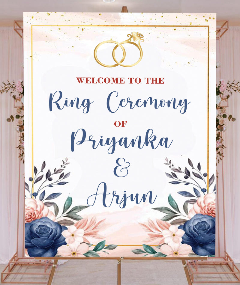 Engagement Ceremony /Welcome Board for Decoration