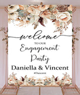 Engagement Party Welcome Board for Decoration