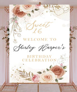 16th Theme Birthday Party Yard Sign/Welcome Board