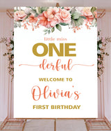 First Birthday Theme Birthday Party Yard Sign/Welcome Board