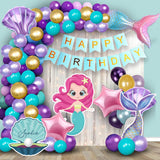 Mermaid Theme Birthday Party Cutouts