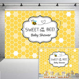 "What It Will Bee" Baby Shower Theme Party Backdrop.