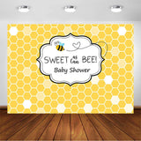 "What It Will Bee" Baby Shower Theme Party Backdrop.