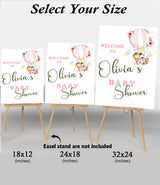 Baby Shower Welcome Board Sign for Decoration