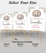 Baby Shower Welcome Board Sign for Decoration