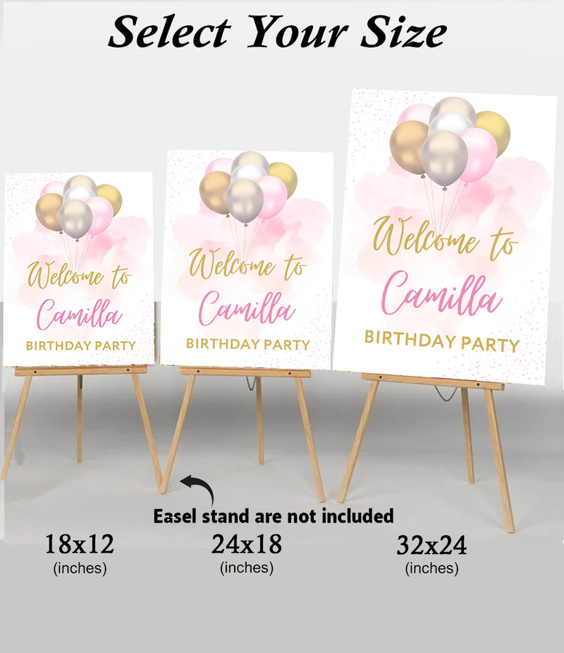 First Birthday Theme Birthday Party Yard Sign/Welcome Board