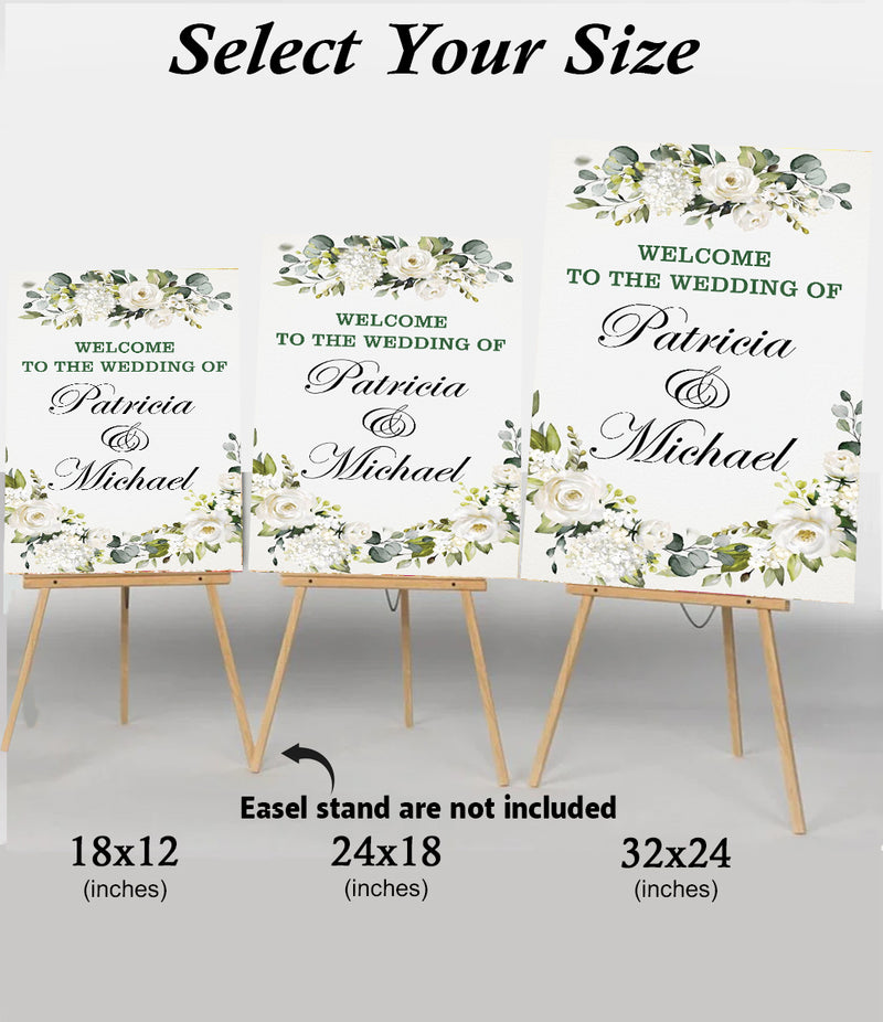 Wedding Welcome Sign Board for Decoration