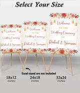 Indian Wedding Ceremony Welcome Board for Decoration