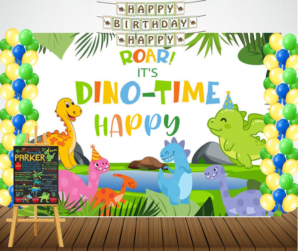 Dinosaur Theme Birthday Party Personalized Multi-Saver Combo.