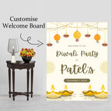 Diwali Welcome Board Sign for Decoration