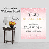 30th Theme Birthday Party Yard Sign/Welcome Board