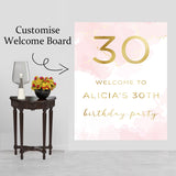 30th Theme Birthday Party Yard Sign/Welcome Board