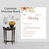 30th Theme Birthday Party Yard Sign/Welcome Board